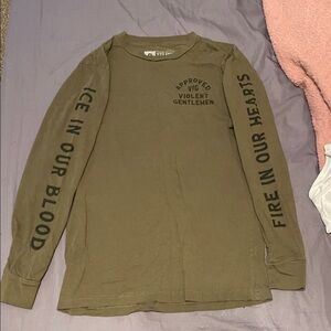 Violent Gentlemen Olive Long Sleeve Tee